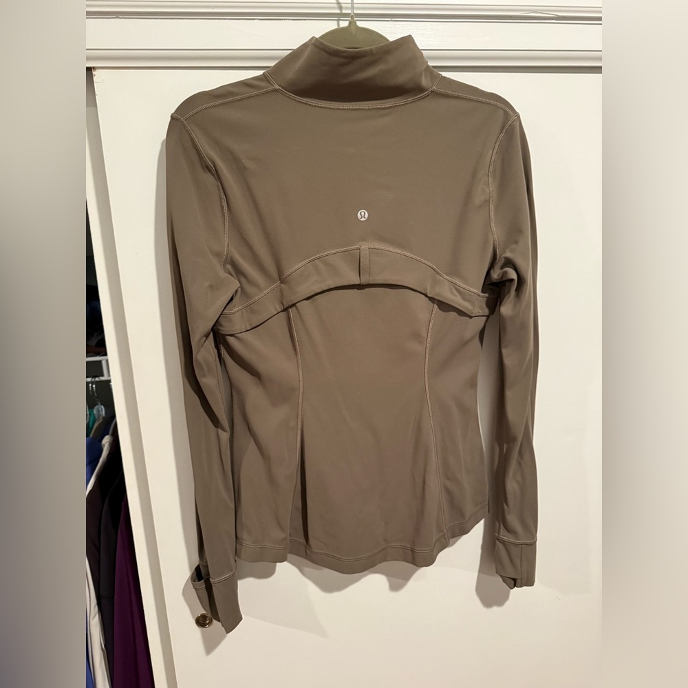 Lululemon Define Jacket Nulu NOMAD Size 10 EUC Full Length - Picture 5 of 6